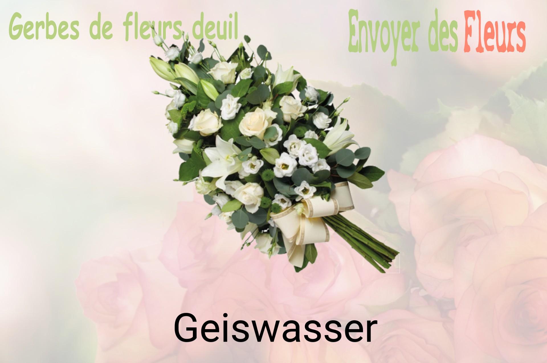 Gerbe de fleurs de deuil livrée à Geiswasser